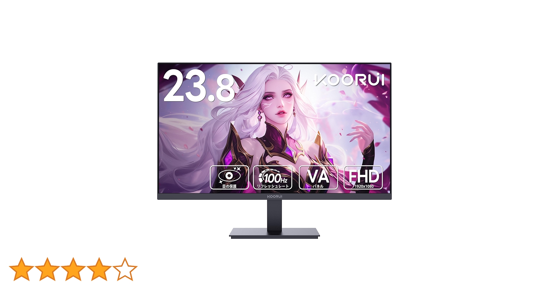 Amazon.co.jp: KOORUI 24N1A Monitor, 24 Inch Va, Matte Full
